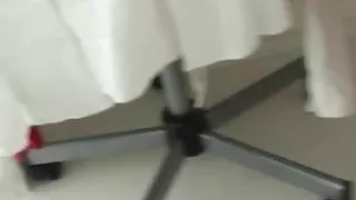 my russian girlfriend  while ironing