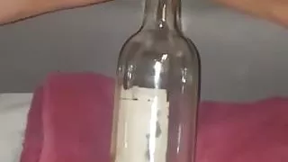 Heather fucks a bottle