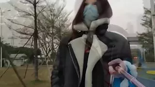 Rubber Doll Alone Outdoors