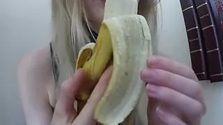 Eating A Banana