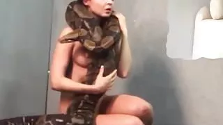 Naked Kristy Jessica with Snake Pure Rebel