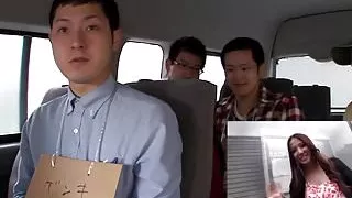 Cosplay nippon babe fucking lucky dude in car