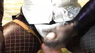 Sissy bitch slut fucked with big dildo