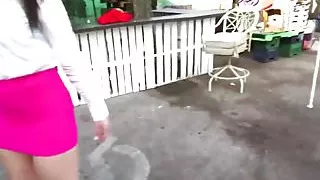 Hot brunette Jennifer Jacobs sucks a strangers cock for cash