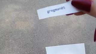 The Winner of the autographed tennis ball