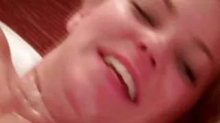 Blonde spunked in pov