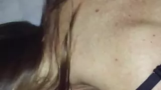 sucking my bitches cock