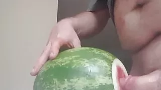 Just banging another tight watermelon again!