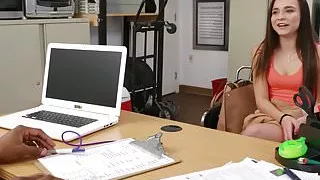 Interracial babe pov fucked at sex audition