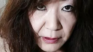 Japanese Granny shows Tits and Pussy