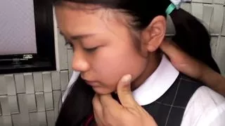 Japanese petite tit and facefucked by guy