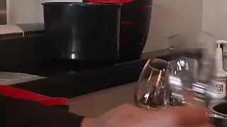 petite euro double penetration  fucked in closeup action