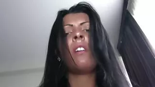 Picked up euro beauty pussy creampied POV