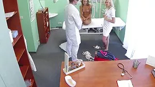 Euro patient creampied after throating doc