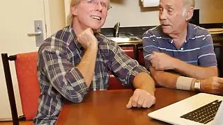 teen fucked and facialized by grandpa