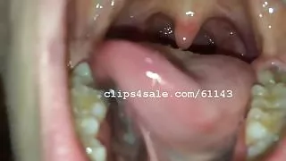 Mouth Fetish - Silvia Mouth Video 2