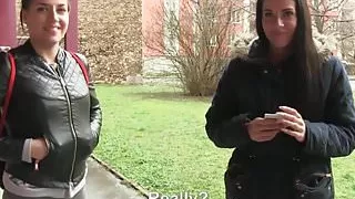 Public Pick Ups - Euro Chick Flashes Ass for Cash starring