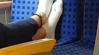 White socks in train 1