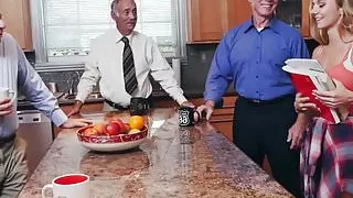 Desperate teen beauty fucks oldmen for cash