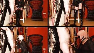 Tied and milked at the cross PREVIEW