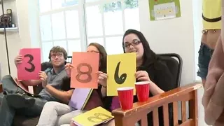 Sorority teen banged in front of her peers