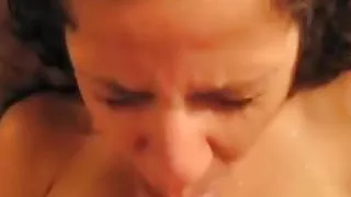 Nice facial for caramel girlfriend