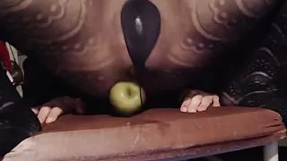 She destroyed her asshole