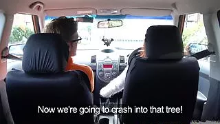 Fake Driving School Sexy horny new learner has a secret