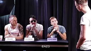 A young 18 year old twink auditioned to become a porn model