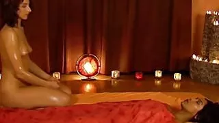 Exotic Massage From Brunette Babes