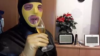 Crossdresser, Sperma, Latexsex, Masturbation, Gummi