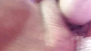 Milf making her pussy wet