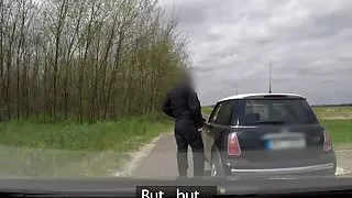 Fake Cop Unregistered driver creampied by cop