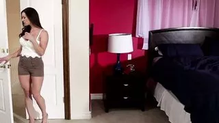 Busty milf seduces her new stepson