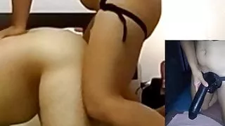 My big black strapon