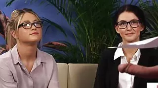 British voyeurs instruct sub in CFNM session