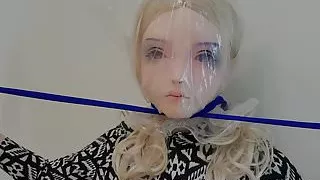 KIGURUMI Self Bondage  breath paly