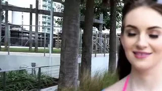 Public Pick Ups - Beauty With Big Bush Has Public Sex starri