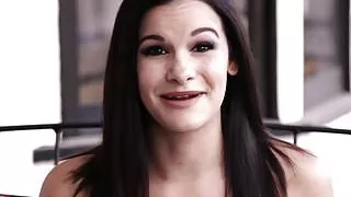 Throated cutie gags hard