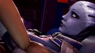 Hot night with 2 Asari