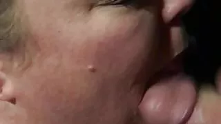My GF takes a facial