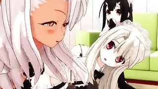 MMD R-18 chloe  illyasviel miyu