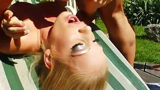 Cum For Cover Cum shower covers sexy blondes face