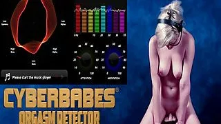 Alessandra Noir naked takes Sybian 100% REAL ORGASMS Science