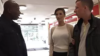 Short Hair Wife Can't Get Enough Anal lets husband lick cum