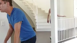 FamilyStrokes - Sexy Housewife Fucks Stepson