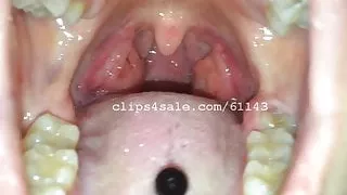 Mouth Fetish - Silvia Mouth Video 1