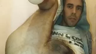 Playing with my ass and my dildo