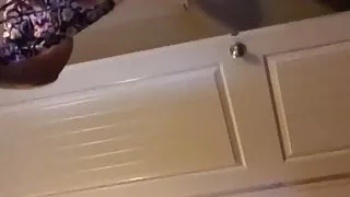 wife tits getting into swimsuit