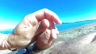 Branlette sur la plage